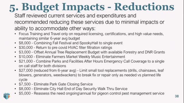 Budget Cuts Threaten Parks and Recreation Services