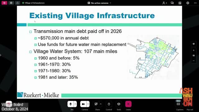 Village launches $40 million plan to replace aging infrastructure