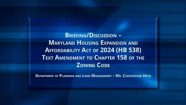 Maryland tackles housing crisis with new zoning reforms