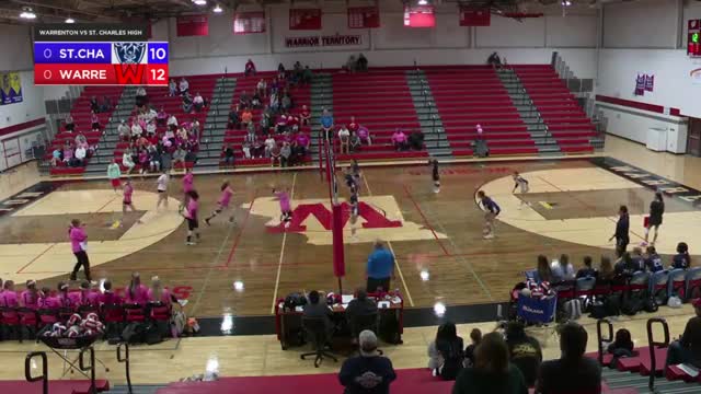 Saint Charles claims victory in thrilling volleyball showdown