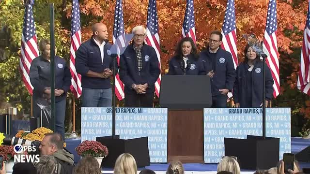Kamala Harris vows to restore American manufacturing jobs
