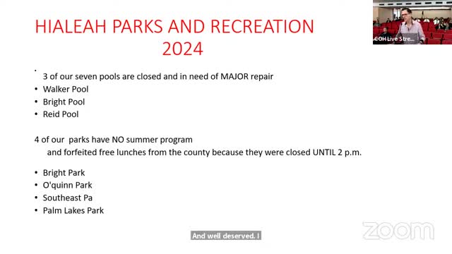 Parks and programs slashed as privatization takes hold