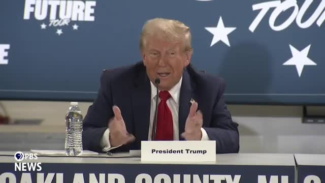 Trump vows to protect Michigan auto jobs and workers