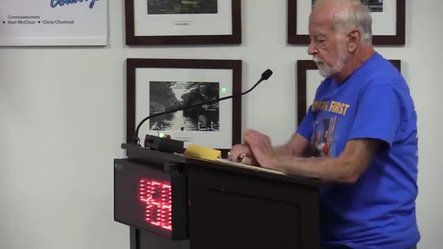 Taxpayer confronts officials over $900000 tax debt and injuries