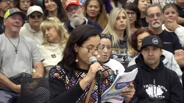 Disruption erupts during heated election meeting