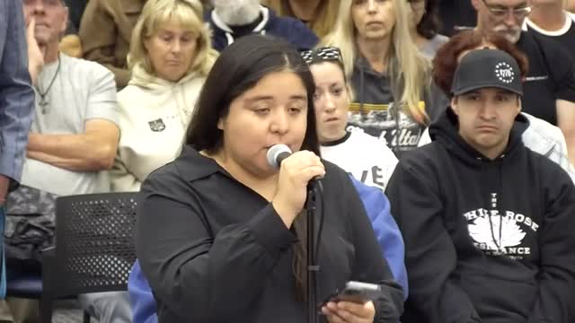 Community rallies for transparency in school board policies