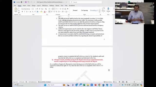 City Council Faces Heated Debate Over Flag Lot Development