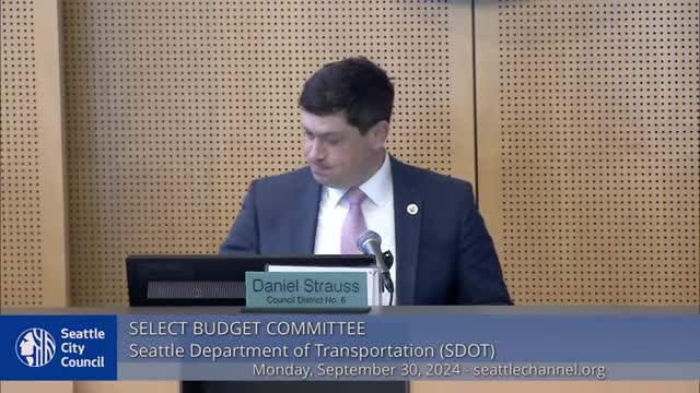 Seattle Transportation Budget Proposal Faces Major Funding Cuts