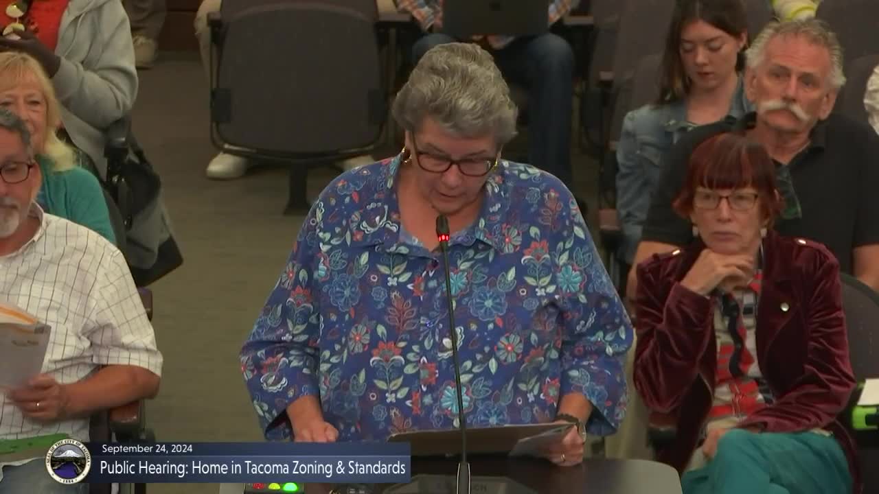 Residents Rally Against High Density Housing Plans in Tacoma
