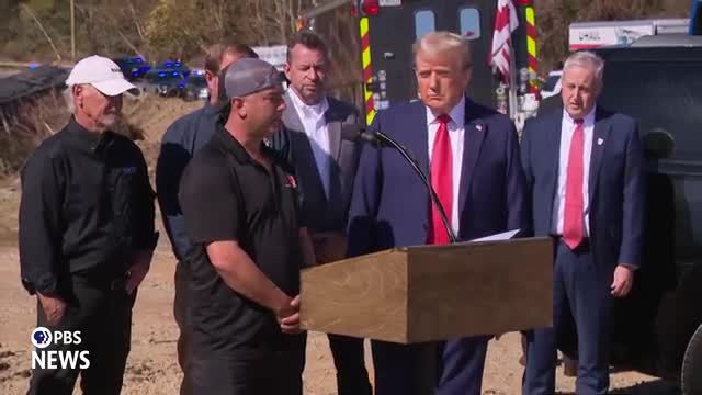 Trump's visit sparks hope in devastated community