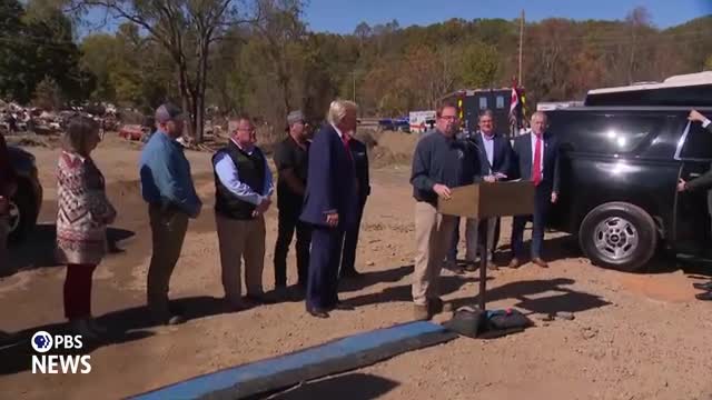 Trump pledges swift recovery for hurricane devastated communities