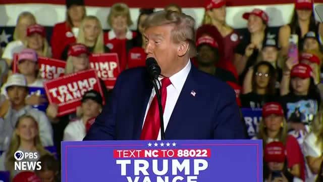 Candidate promises to end inflation and restore American dream