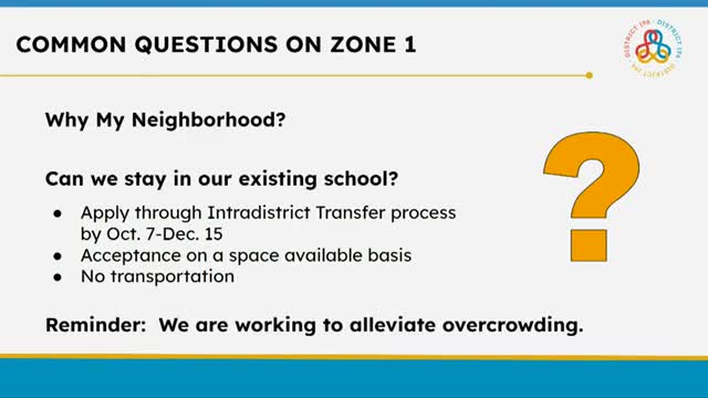 District plans major changes to alleviate school overcrowding