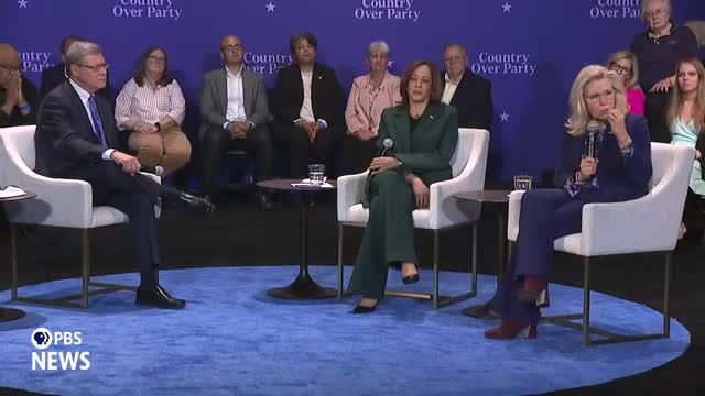 Vice President warns of Trump's threat to democracy