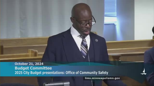 City outlines ambitious budget for community safety initiatives