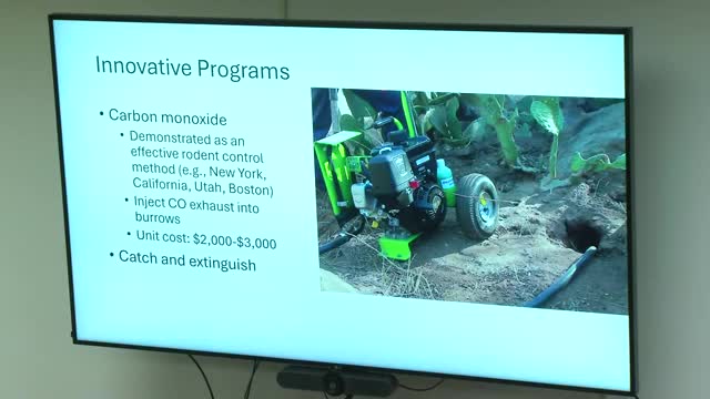 City tackles rodent crisis with innovative gas solution