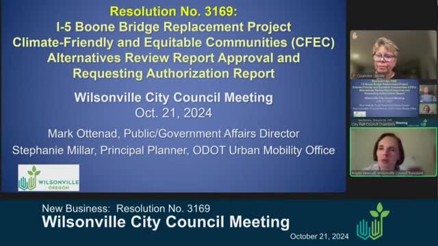City Council Advances Long-Awaited I5 Bridge Project