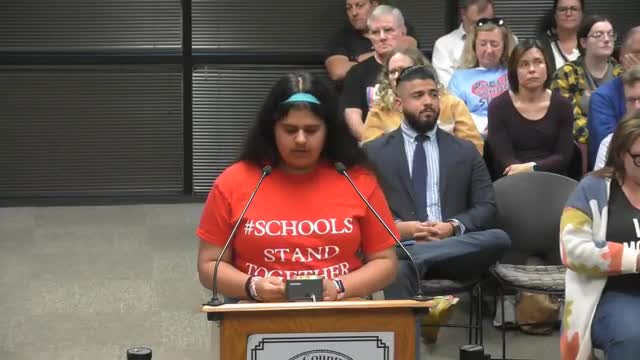 Students demand urgent action on public school funding crisis