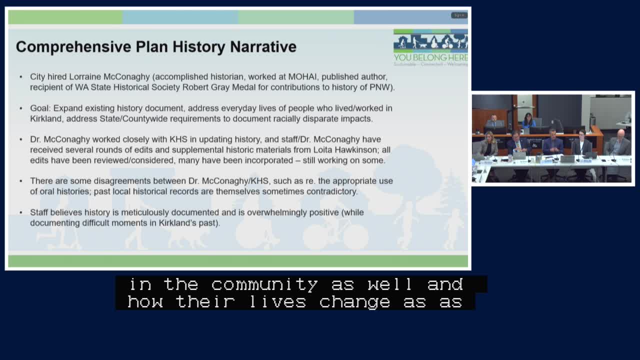Kirkland's history document sparks debate over accuracy and pride
