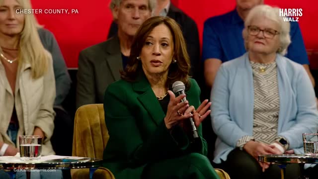 Vice President Harris rallies bipartisan support for democracy