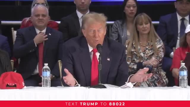Trump claims election at stake as he attacks Biden and Harris