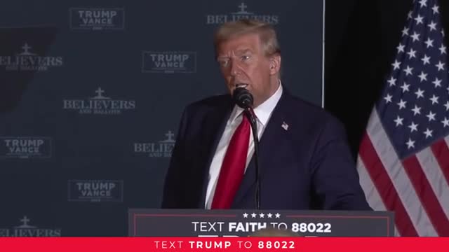 Trump touts historic achievements for Israel and religious freedom