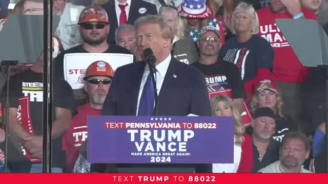 Trump declares war on Kamala Harris in fiery rally