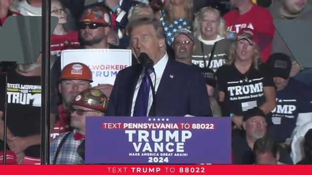 Trump vows to end migrant invasion and restore America