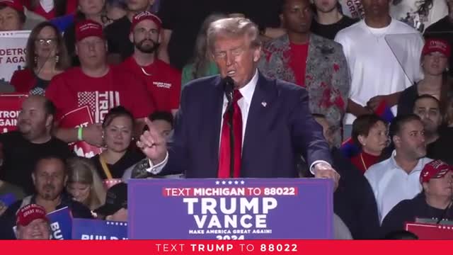 Trump vows to end migrant invasion and restore America
