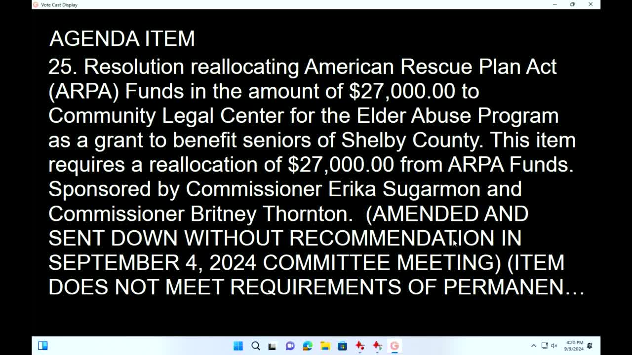 Commissioners clash over $27000 funding for elder abuse program