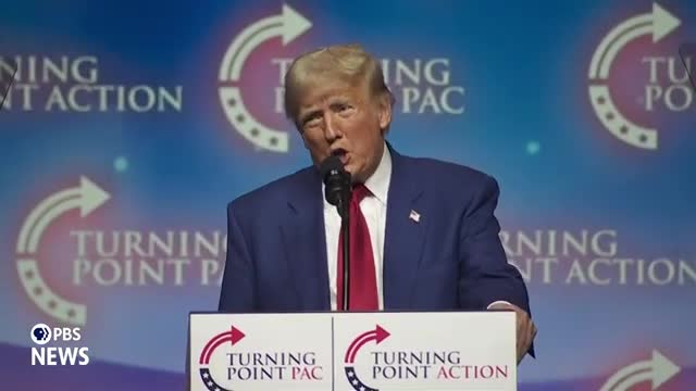 Trump declares war on Biden and Harris in fiery rally