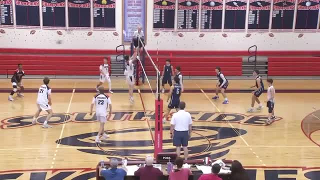 Cyclones battle for victory in thrilling volleyball showdown