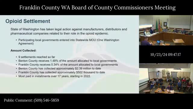 Counties unite to tackle opioid crisis with settlement funds