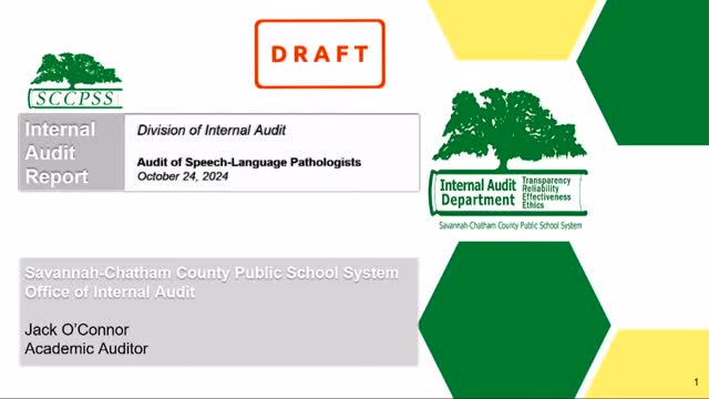 Audit reveals critical gaps in speech therapy services
