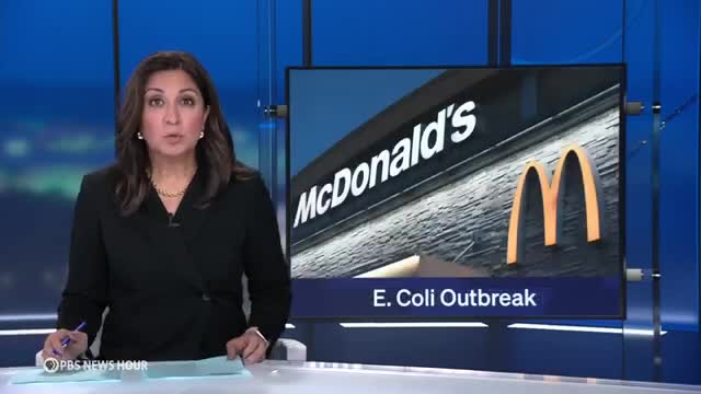 E coli outbreak linked to McDonald's sickens dozens