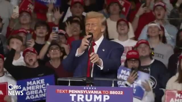 Trump rallies supporters with promise to restore American greatness