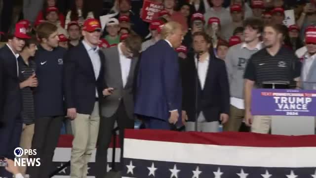 Trump slams Kamala Harris in fiery campaign speech