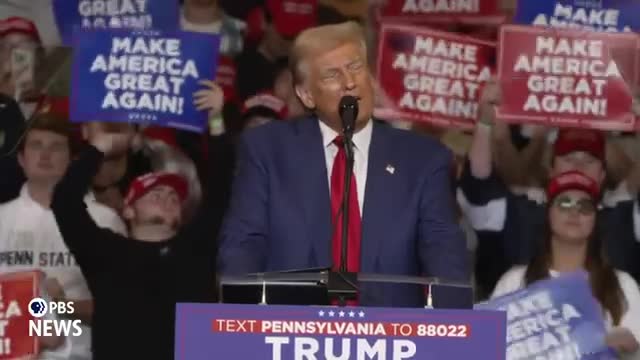Trump vows to restore America and defeat radical left