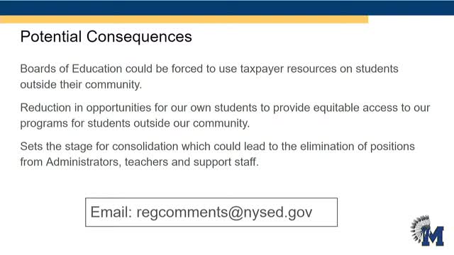 Community rallies against state plan to regionalize schools