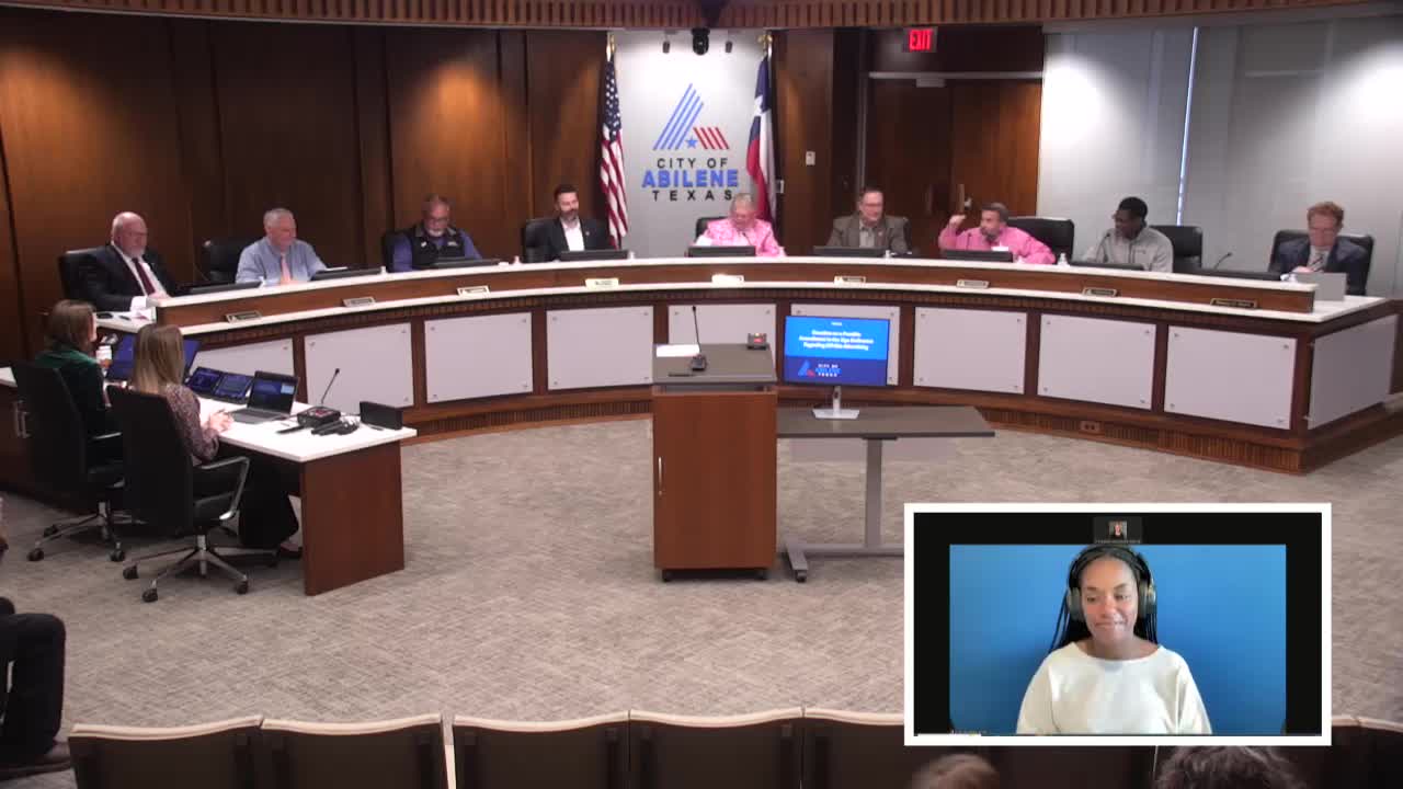 City Council Debates Controversial Sign Ordinance Changes