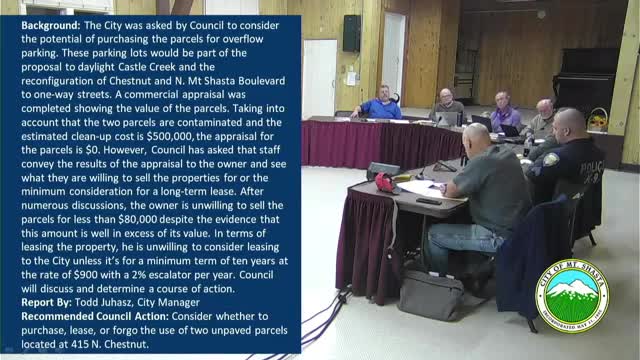 City Council Debates Controversial Land Purchase Proposal