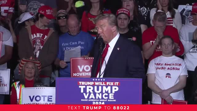 Trump vows to dismantle migrant crime networks and cut taxes