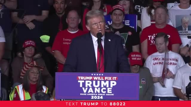 Trump rallies support in Nevada ahead of crucial election