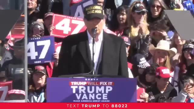 Trump rallies Hispanic support while attacking Democrats