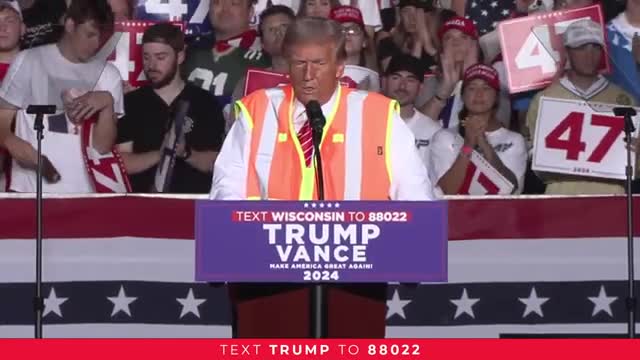 Trump vows to protect jobs and restore border security