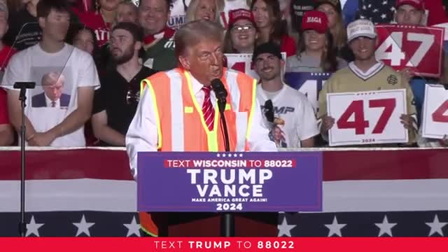 Trump vows to save America from radical left agenda