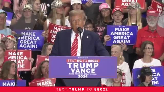 Trump blasts Biden and Harris as incompetent leaders