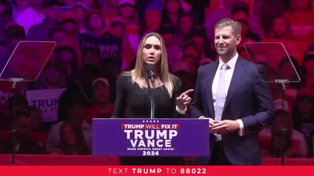 Trump Jr rallies New Yorkers for historic election comeback