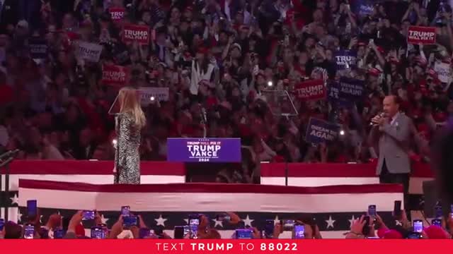 Proud Americans Rally as Former First Lady Returns to NYC