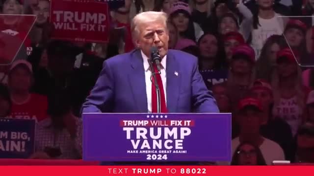 Trump vows to end migrant invasion and restore America